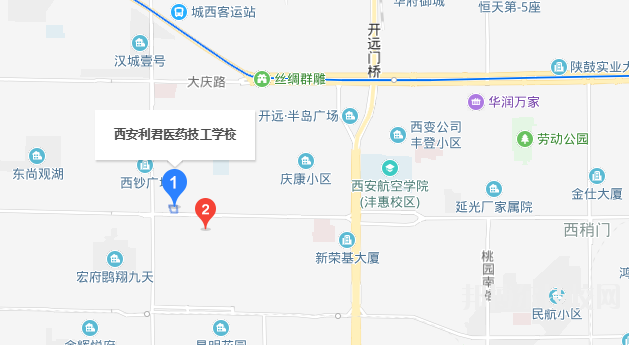 西安利君醫藥技工學校地址在哪里