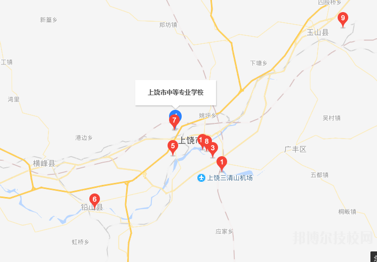 上饒中等專業學校地址在哪里 