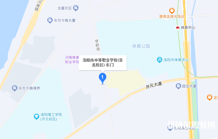 洛陽市中等職業(yè)學(xué)校洛龍校區(qū)地址，乘車路線