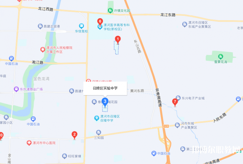 漯河市召陵區(qū)中等專業(yè)學(xué)校地址，乘車路線