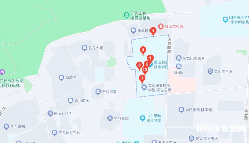 泰安市第一職業中等專業學校地址，乘車路線