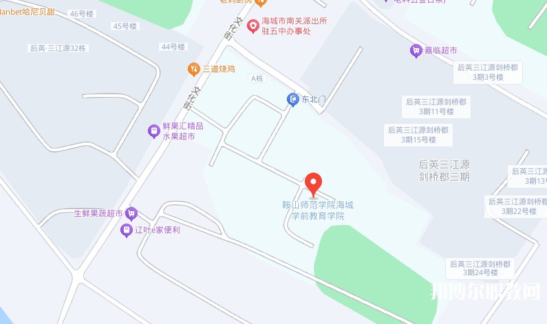 鞍山市廣播電視學校地址，乘車路線