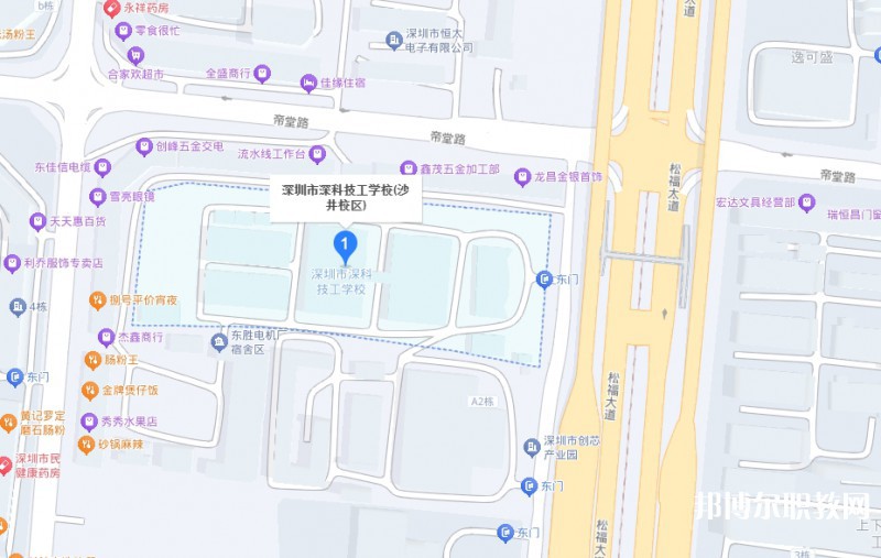 深圳市深科技工學(xué)校地址，乘車(chē)路線(xiàn)